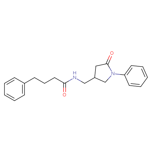 N-[(5-oxo-1-phenylpyrrolidin-3-yl)methyl]-4-phenylbutanamide