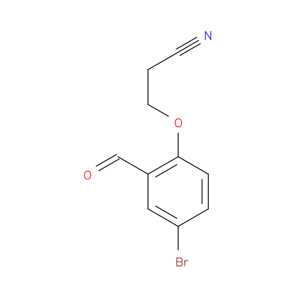 3-(4-Bromo-2-formylphenoxy)propanenitrile