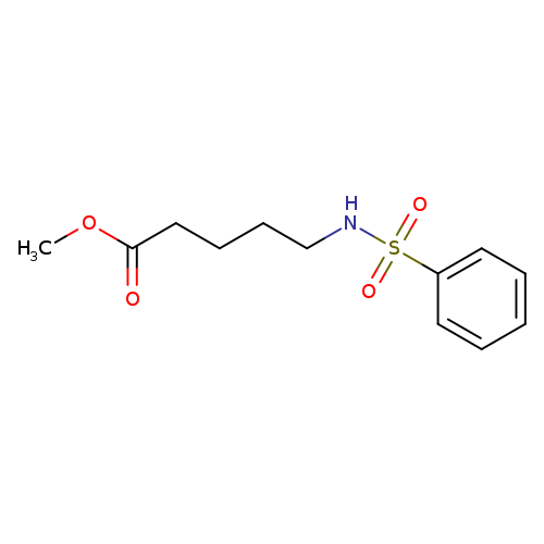 Methyl 5-[(phenylsulfonyl)amino]pentanoate