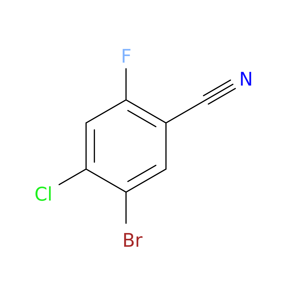5-bromo-4-chloro-2-fluorobenzonitrile