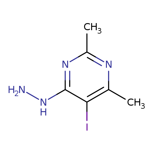 4-Hydrazinyl-5-iodo-2,6-dimethylpyrimidine