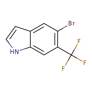 1H-Indole, 5-bromo-6-(trifluoromethyl)-