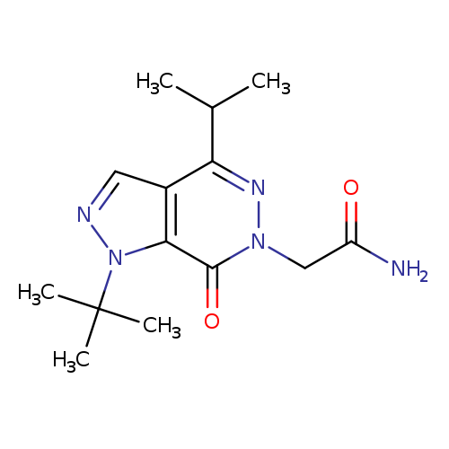 2-[1-tert-butyl-7-oxo-4-(propan-2-yl)-1H,6H,7H-pyrazolo[3,4-d]pyridazin-6-yl]acetamide
