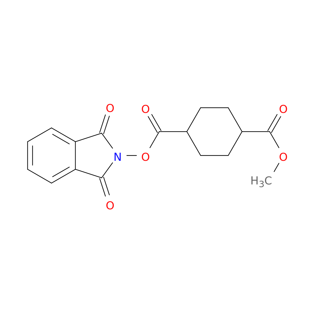 1-(1,3-dioxo-2,3-dihydro-1H-isoindol-2-yl) 4-methyl cyclohexane-1,4-dicarboxylate