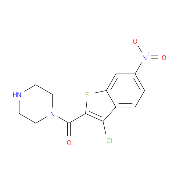 1-[(3-Chloro-6-nitro-1-benzothien-2-yl)carbonyl]piperazine
