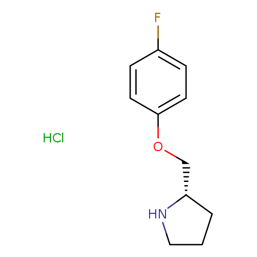 (2S)-2-[(4-fluorophenoxy)methyl]pyrrolidine hydrochloride