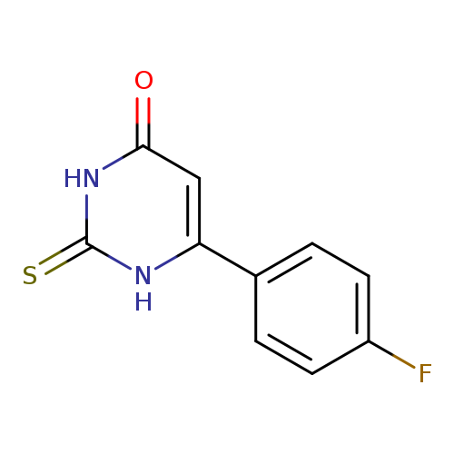 6-(4-Fluorophenyl)-2-thioxo-2,3-dihydropyrimidin-4(1(h))-one