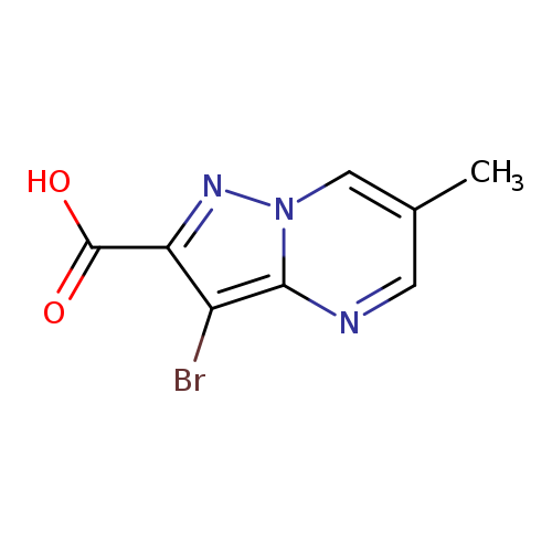 3-bromo-6-methylpyrazolo[1,5-a]pyrimidine-2-carboxylic acid