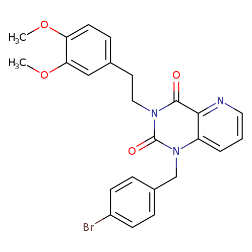 1-[(4-bromophenyl)methyl]-3-[2-(3,4-dimethoxyphenyl)ethyl]-1H,2H,3H,4H-pyrido[3,2-d]pyrimidine-2,4-dione