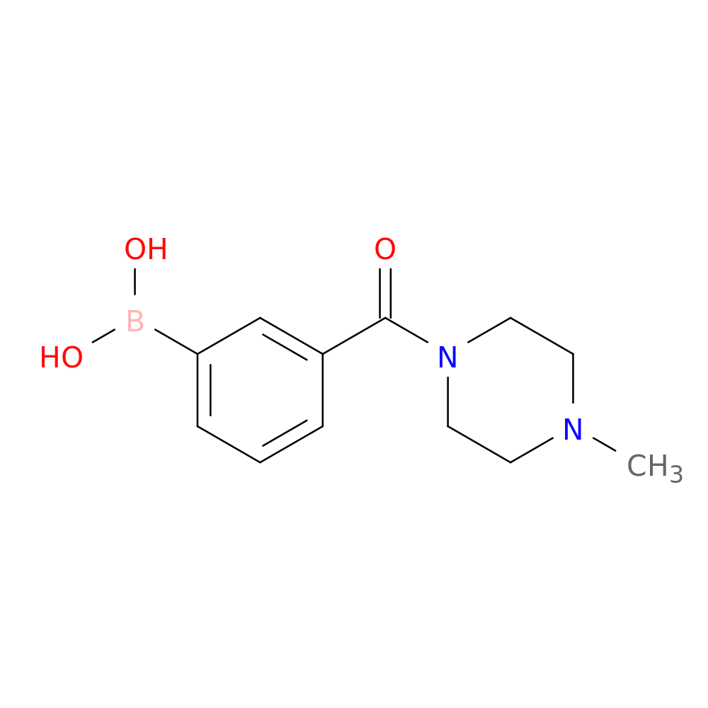 Boronic acid, B-[3-[(4-methyl-1-piperazinyl)carbonyl]phenyl]-