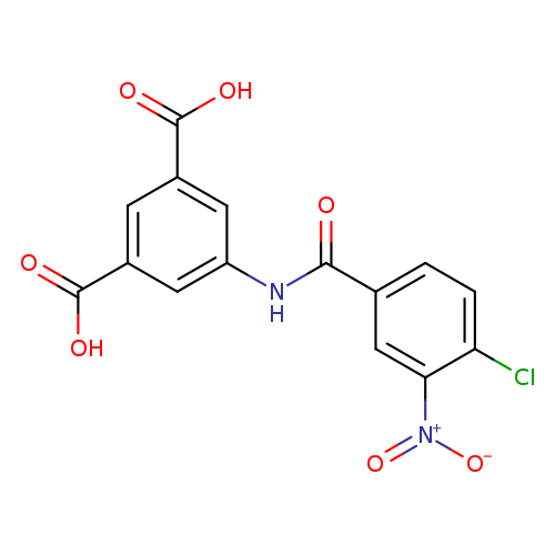 5-(4-chloro-3-nitrobenzamido)benzene-1,3-dicarboxylic acid