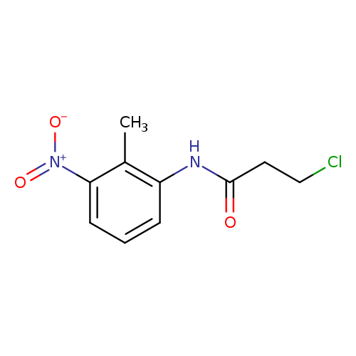 3-Chloro-n-(2-methyl-3-nitrophenyl)propanamide