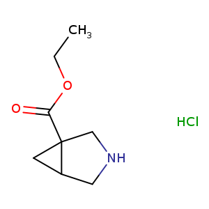 3-Azabicyclo[3.1.0]hexane-1-carboxylic acid, ethyl ester, hydrochloride (1:1)