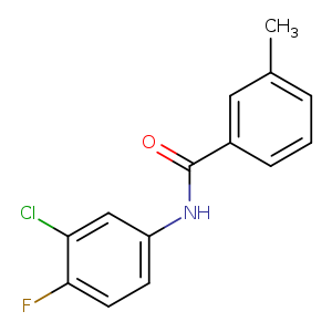 N-(3-Chloro-4-fluorophenyl)-3-methylbenzamide