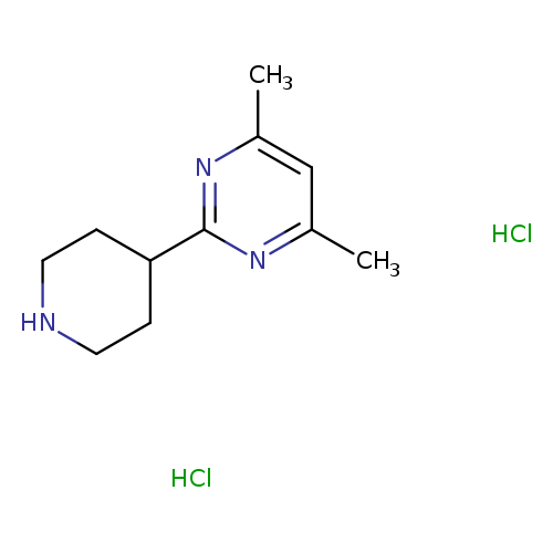 4,6-Dimethyl-2-(piperidin-4-yl)pyrimidine dihydrochloride