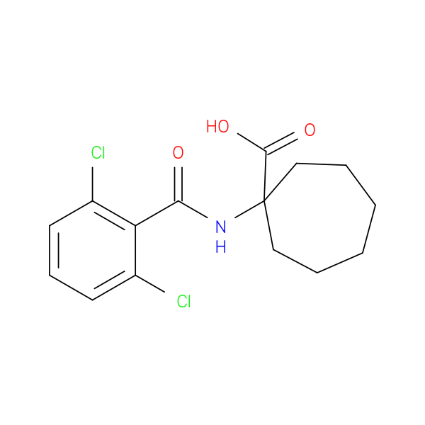 1-(2,6-DICHLORO-BENZOYLAMINO)-CYCLOHEPTANECARBOXYLIC ACID