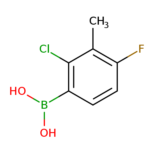2-Chloro-4-fluoro-3-methylpheny)boronic acid