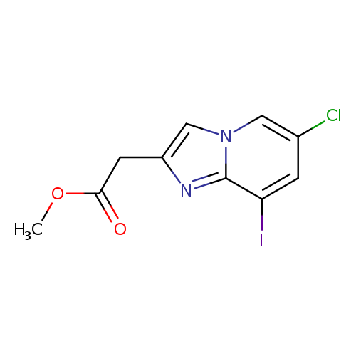 Methyl 2-(6-chloro-8-iodoimidazo[1,2-a]pyridin-2-yl)acetate