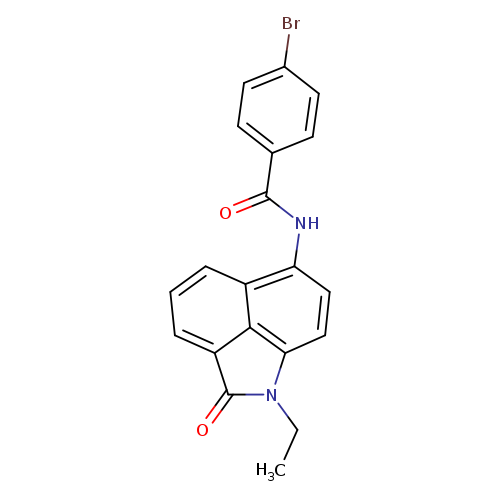 4-bromo-N-{2-ethyl-3-oxo-2-azatricyclo[6.3.1.0^{4,12}]dodeca-1(11),4(12),5,7,9-pentaen-9-yl}benzamide