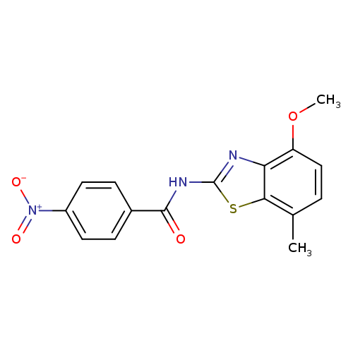 N-(4-methoxy-7-methyl-1,3-benzothiazol-2-yl)-4-nitrobenzamide
