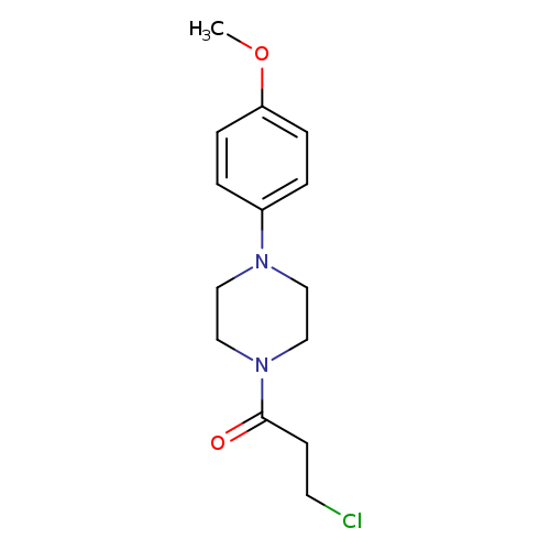 3-chloro-1-[4-(4-methoxyphenyl)piperazin-1-yl]propan-1-one