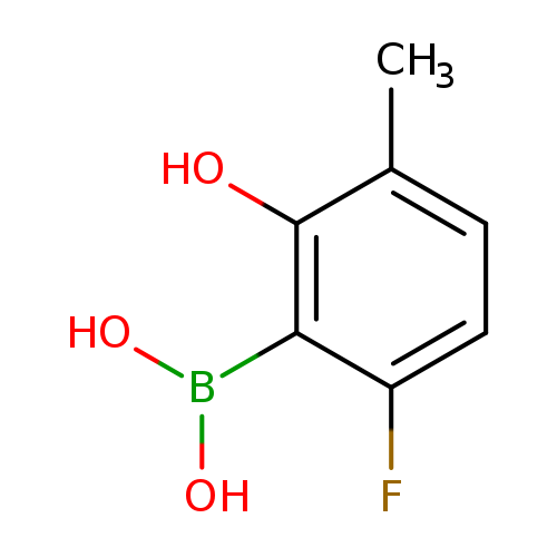 6-Fluoro-2-hydroxy-3-methylphenylboronic acid