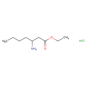 ethyl 3-aminoheptanoate hydrochloride