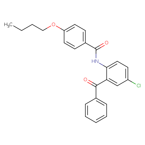 N-(2-benzoyl-4-chlorophenyl)-4-butoxybenzamide
