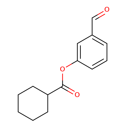 3-Formylphenyl cyclohexanecarboxylate