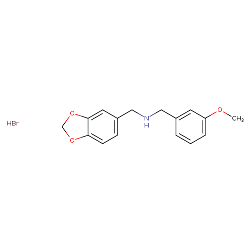 (1,3-Benzodioxol-5-ylmethyl)(3-methoxybenzyl)amine hydrobromide