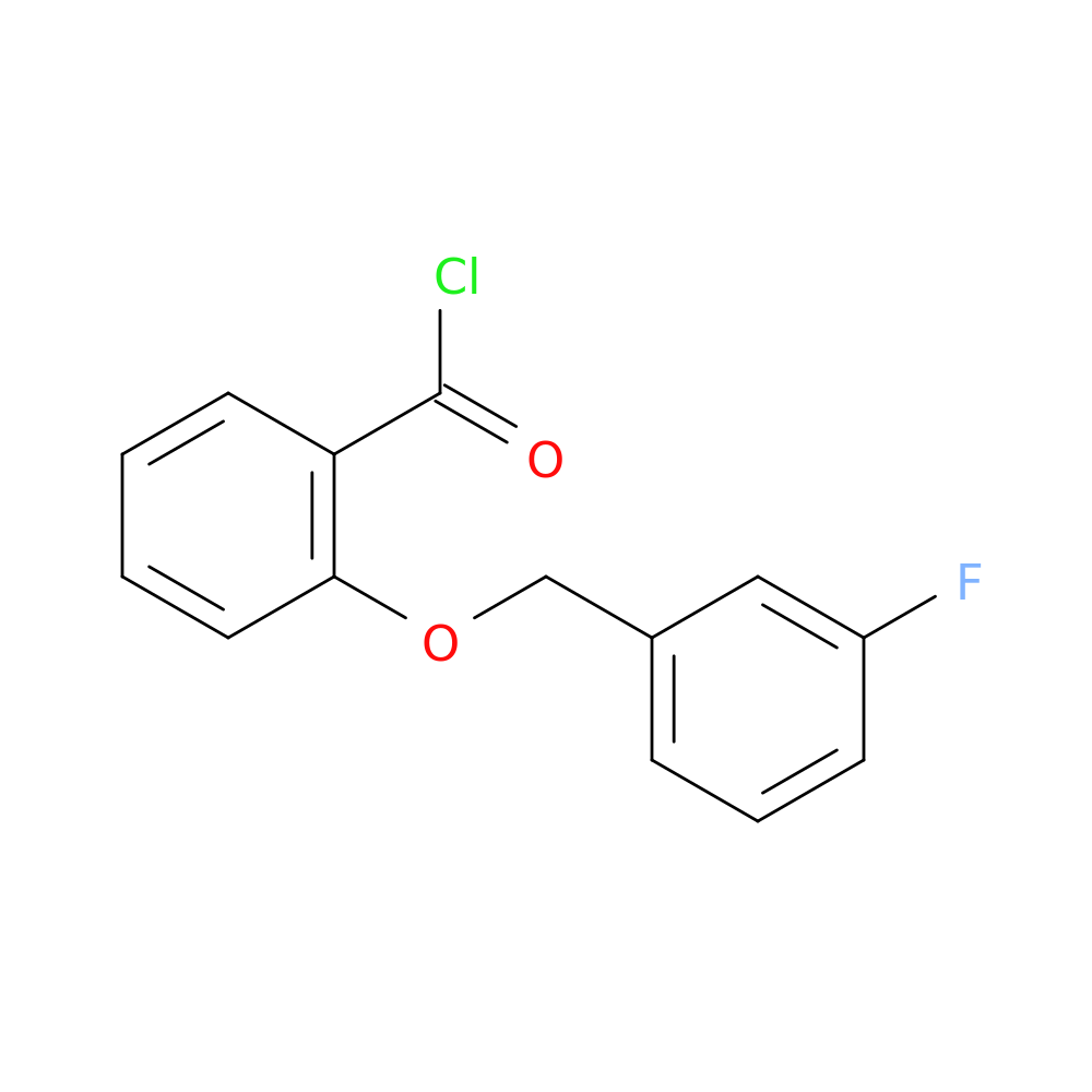 2-[(3-Fluorobenzyl)oxy]benzoyl chloride