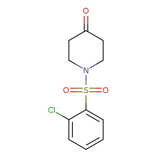 1-(2-chlorobenzenesulfonyl)piperidin-4-one
