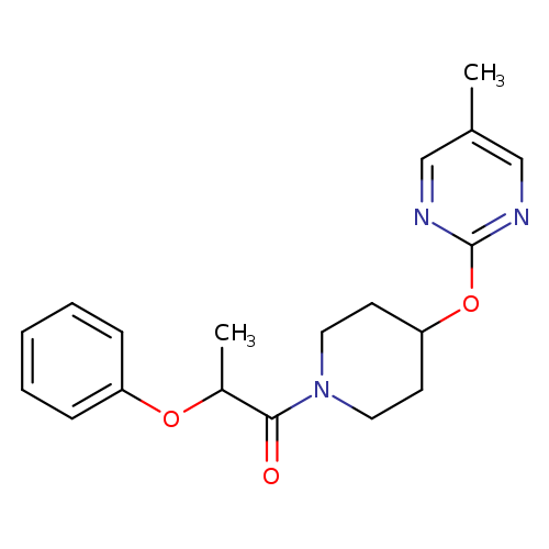 1-{4-[(5-methylpyrimidin-2-yl)oxy]piperidin-1-yl}-2-phenoxypropan-1-one