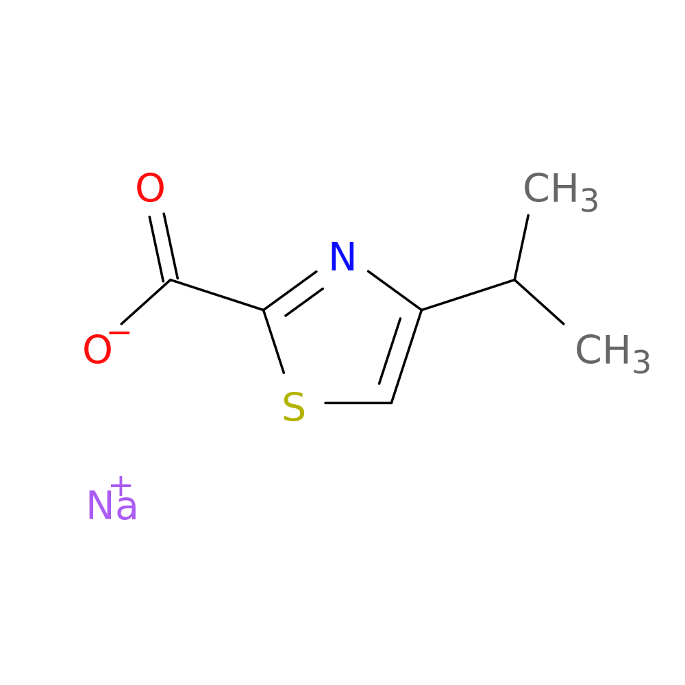 sodium 4-(propan-2-yl)-1,3-thiazole-2-carboxylate