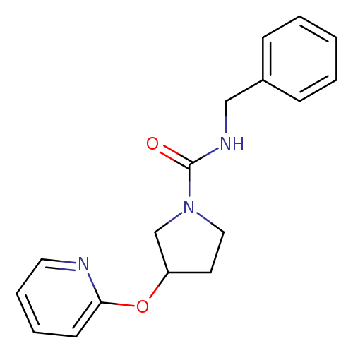 N-benzyl-3-(pyridin-2-yloxy)pyrrolidine-1-carboxamide