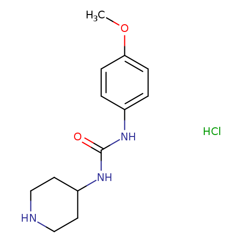 1-(4-Methoxyphenyl)-3-(piperidin-4-yl)urea hydrochloride