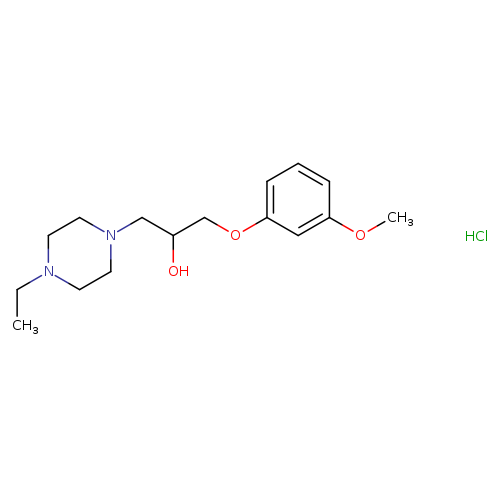 1-(4-ETHYLPIPERAZIN-1-YL)-3-(3-METHOXYPHENOXY)PROPAN-2-OL HYDROCHLORIDE
