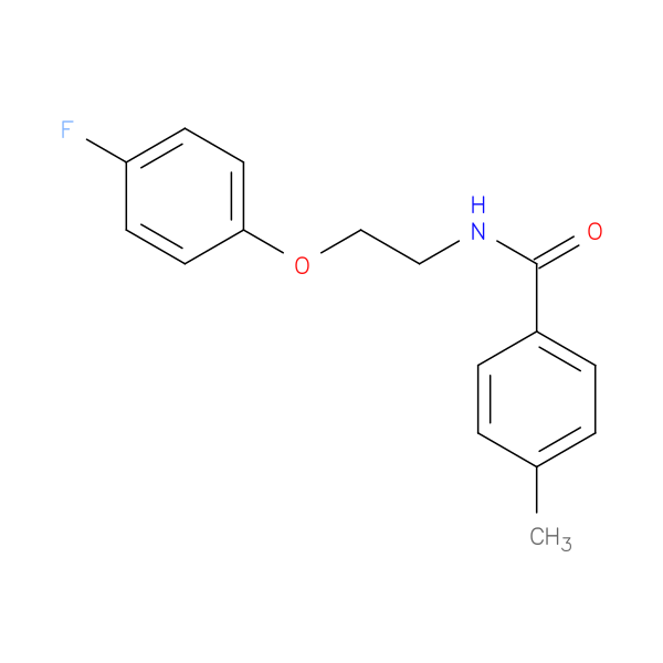 N-[2-(4-fluorophenoxy)ethyl]-4-methylbenzamide