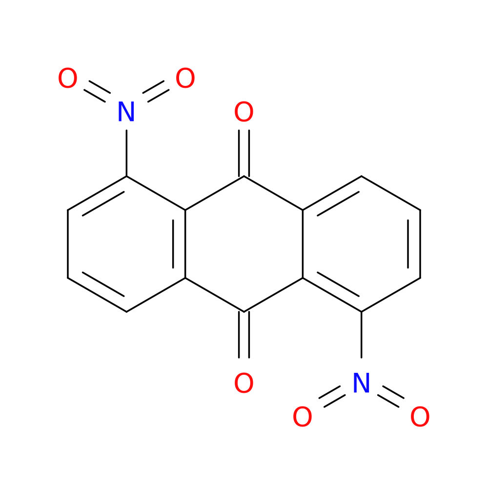 9,10-Anthracenedione, 1,5-dinitro-