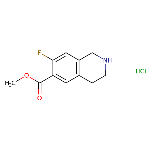 methyl7-fluoro-1,2,3,4-tetrahydroisoquinoline-6-carboxylatehydrochloride