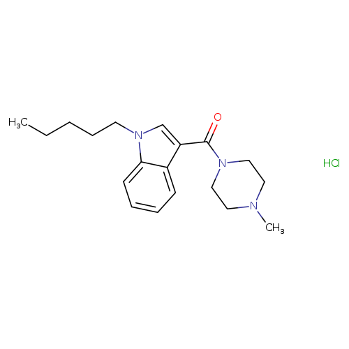 (4-methylpiperazin-1-yl)(1-pentyl-1H-indol-3-yl)methanone,monohydrochloride