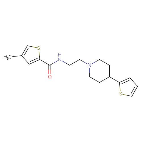 4-methyl-N-{2-[4-(thiophen-2-yl)piperidin-1-yl]ethyl}thiophene-2-carboxamide