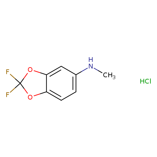 2,2-difluoro-N-methyl-1,3-dioxaindan-5-amine hydrochloride