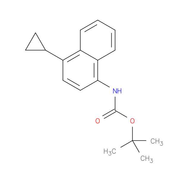 tert-Butyl 4-cyclopropylnaphthalen-1-ylcarbamate