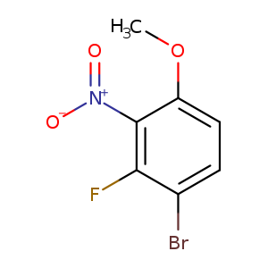 1-Bromo-2-fluoro-4-methoxy-3-nitrobenzene