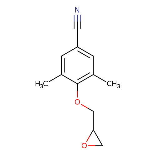 3,5-dimethyl-4-[(oxiran-2-yl)methoxy]benzonitrile