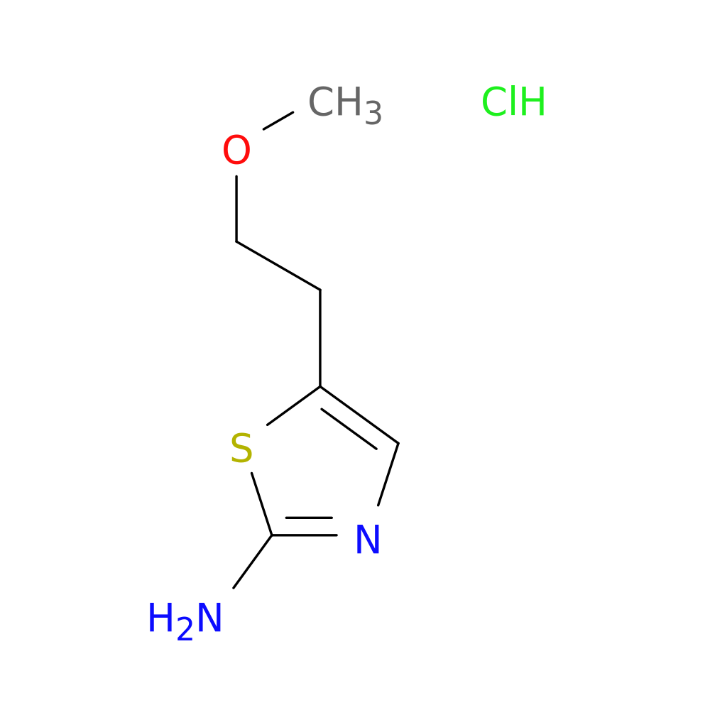 5-(2-methoxyethyl)-1,3-thiazol-2-amine hydrochloride