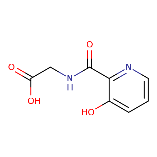 2-[(3-hydroxypyridin-2-yl)formamido]acetic acid