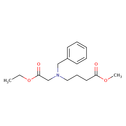 Butanoic acid, 4-[(2-ethoxy-2-oxoethyl)(phenylmethyl)amino]-, methyl ester