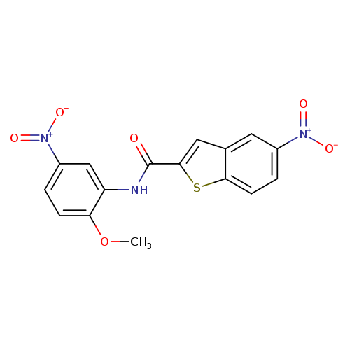 N-(2-methoxy-5-nitrophenyl)-5-nitro-1-benzothiophene-2-carboxamide